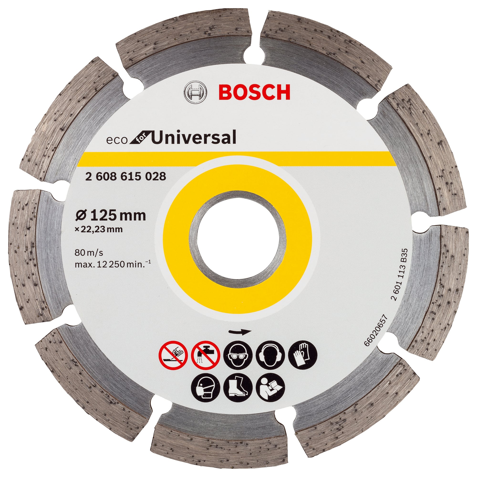 DIAMANTSKIVA 125X22,2MM ECO UNIVERSAL - Bosch
