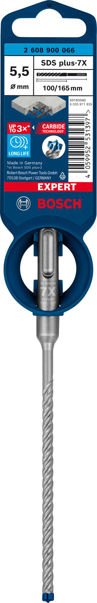 HAMMARBORR SDS-PLUS 7X 5,5X165MM EXP - Bosch