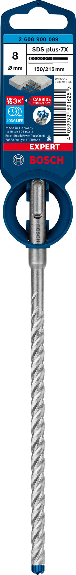 HAMMARBORR SDS-PLUS 7X 8X215MMEXP - Bosch