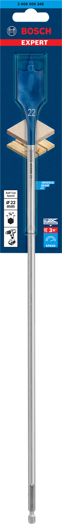 CENTRUMBORR SELFCUT 22X400MM - Bosch