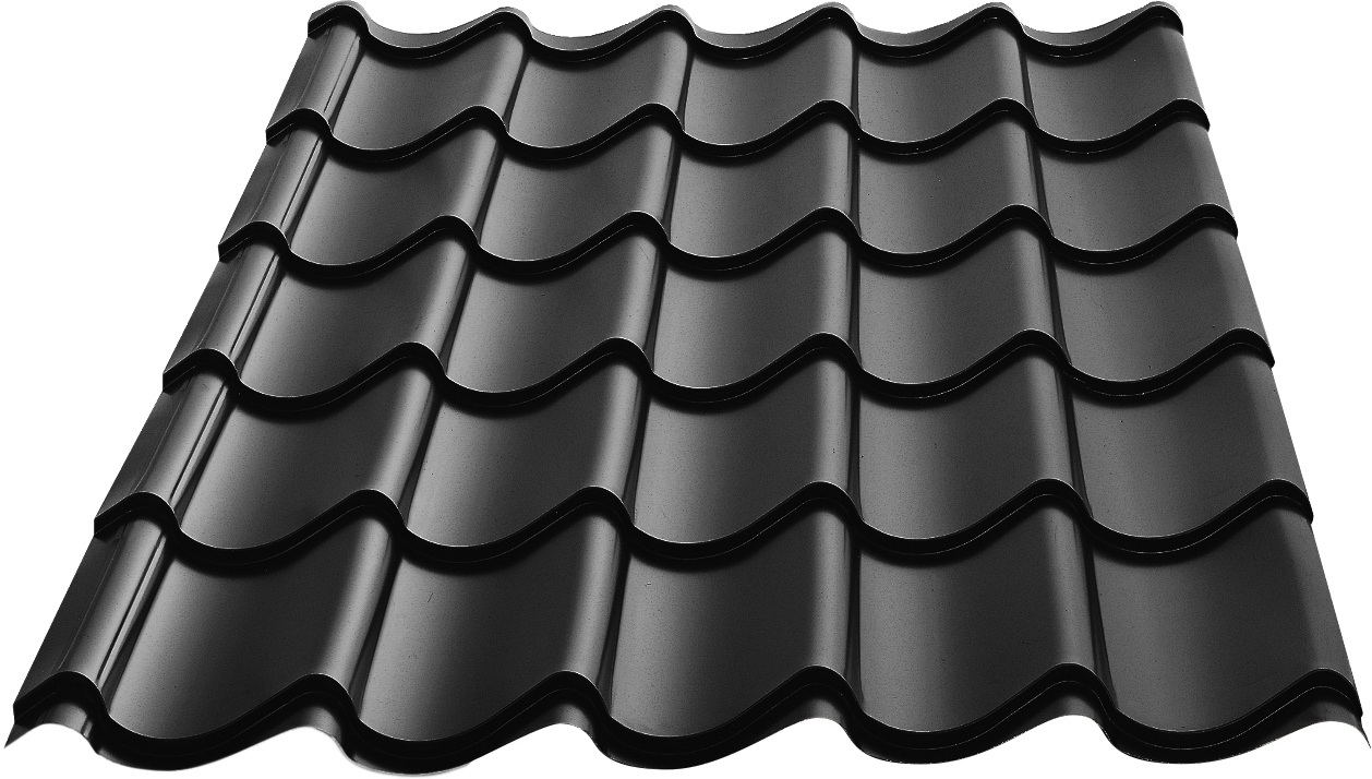 TAKPANNA ROYAL 0,55MM SVART/6001 HC50 - Plannja