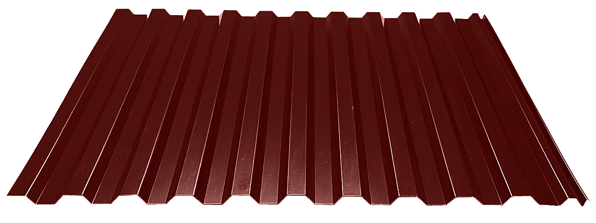 TAKPLÅT 20-105 EKONOMI MÖRKRÖD76022 HC25 L=3500MM - Plannja