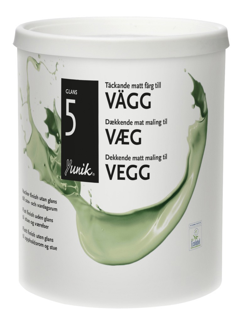 VÄGGFÄRG 5 BAS AA YUNIK 0,7 L  - Yunik