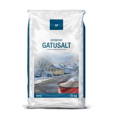 GATUSALT 25 KG SÄCK NATRIUMKLORID 98,5% MAX 5MM KORNSTORLEK - 