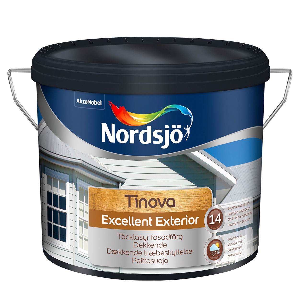 TRÄFASADFÄRG TINOVA EXCELLENT EXTERIOR BW NORDSJÖ UTOMHUS - Nordsjö