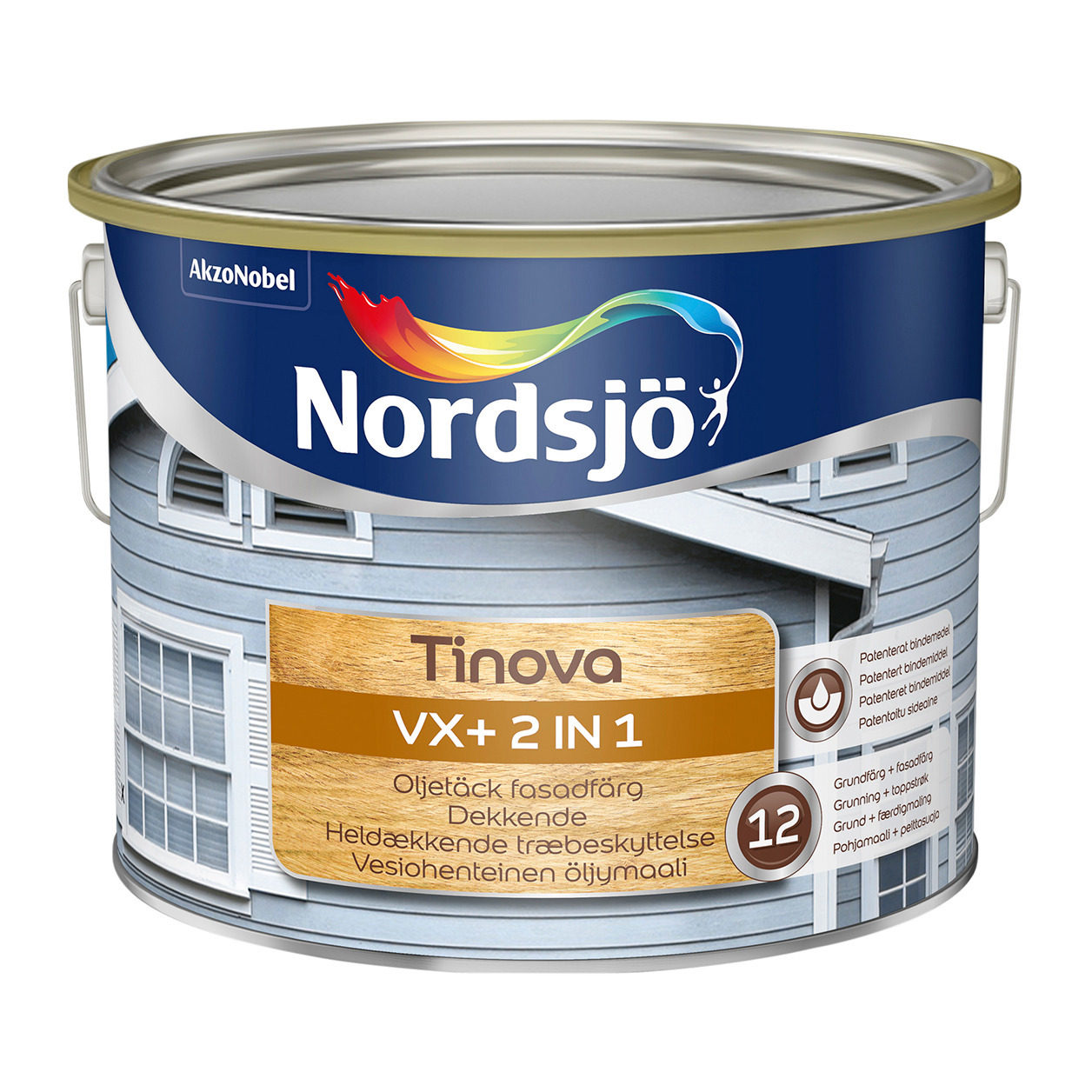 TRÄFASADFÄRG TINOVA VX+ 2 IN 1 BW NORDSJÖ  - Nordsjö