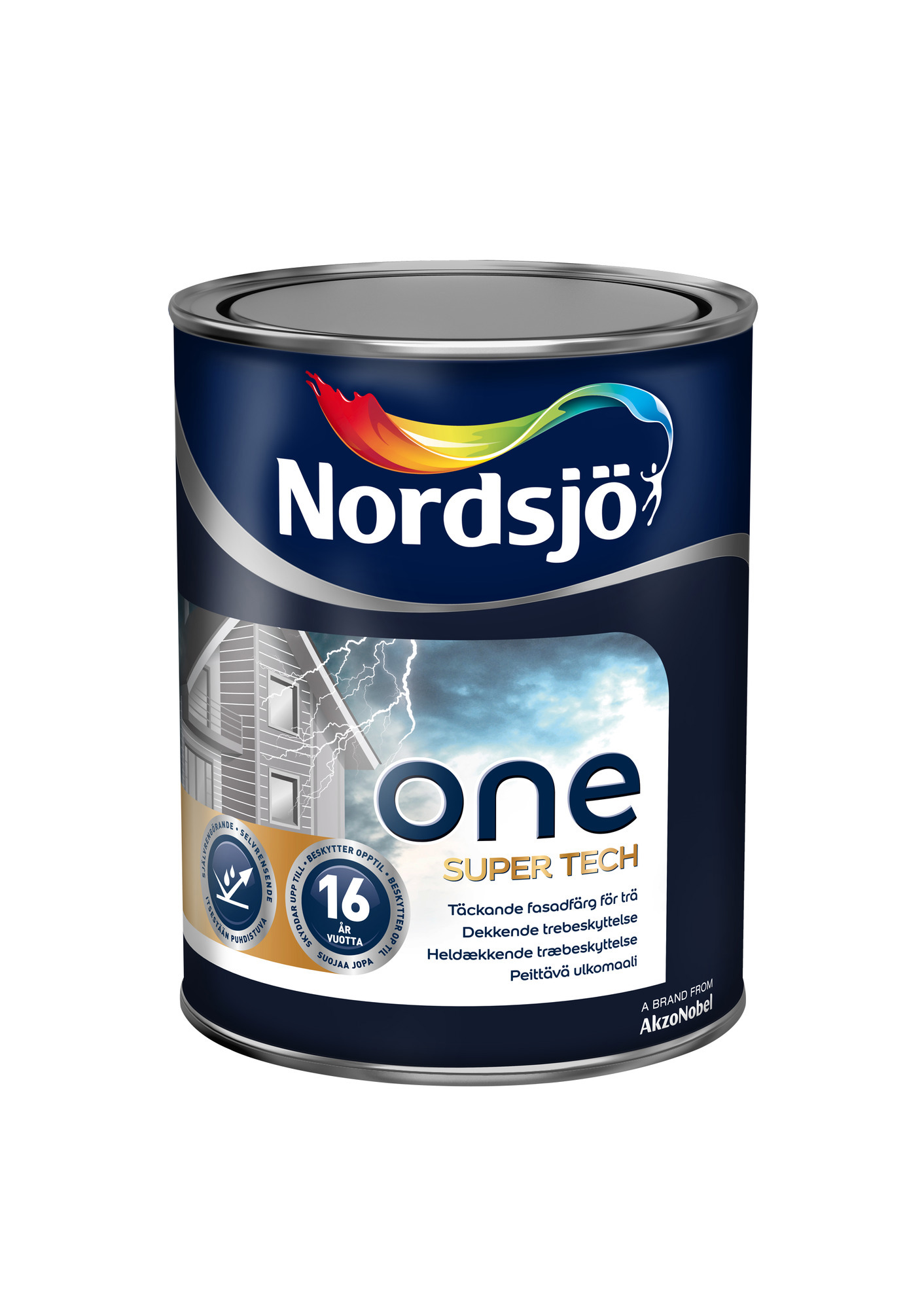 TRÄFASADFÄRG ONE SUPER TECH BW NORDSJÖ UTOMHUS - Nordsjö