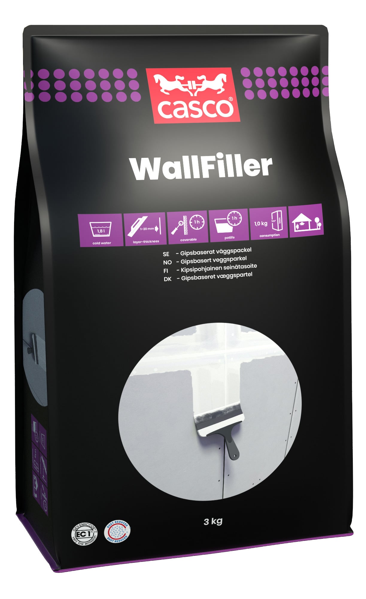 VÄGGSPACKEL WALLFILLER CASCO - Casco