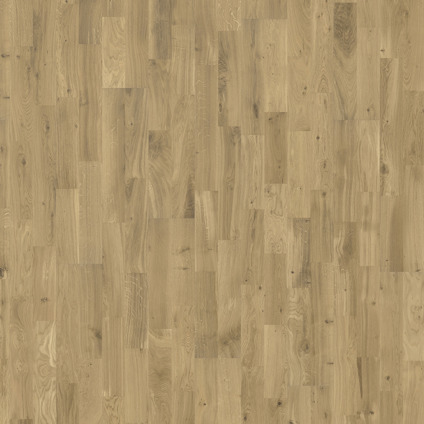 Trägolv i ek, med naturlig trästruktur och varierande nyanser av brunt.