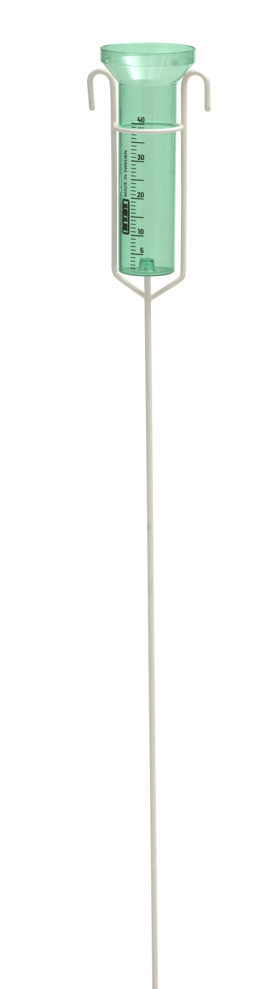 REGNMÄTARE NYBY VIT MED GRÖNT GLAS - Luna