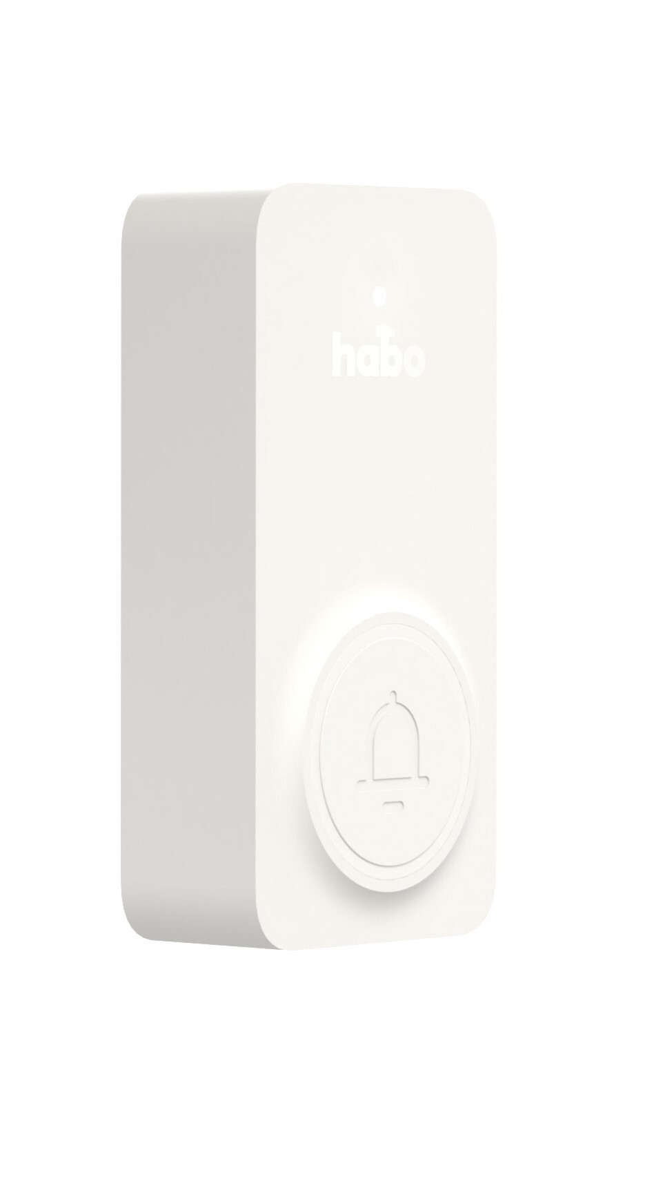 TRÅDLÖS DÖRRKLOCKA TRYCKKNAPP NORDIC VIT - Habo