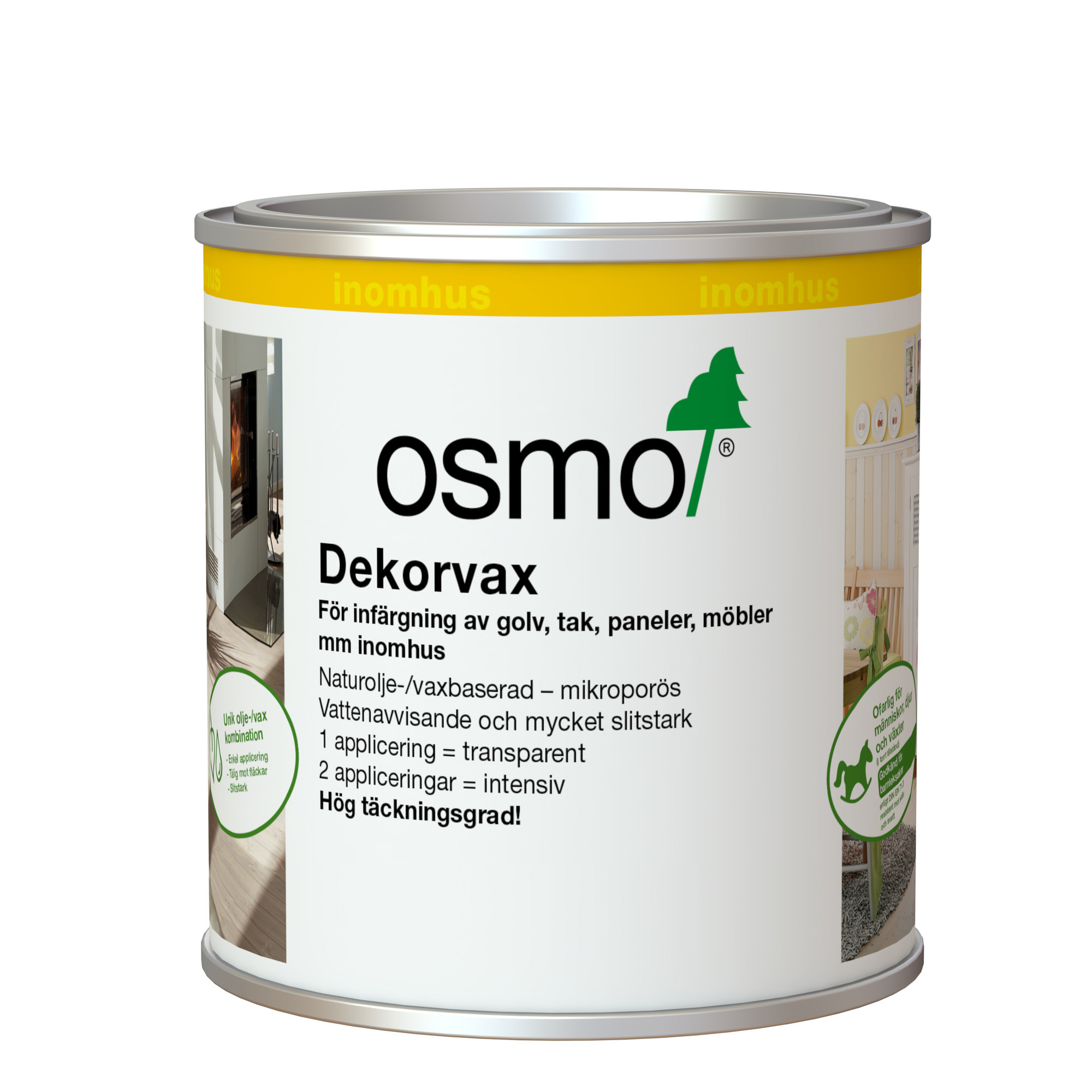 DEKORVAX TRANSPARENT 3166 OSMOVALNÖT 0,375L - Welin & Co