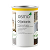 Plåtburk innehållande Osmo Oljebets med logotyp och text om produktens användningsområde för trä.