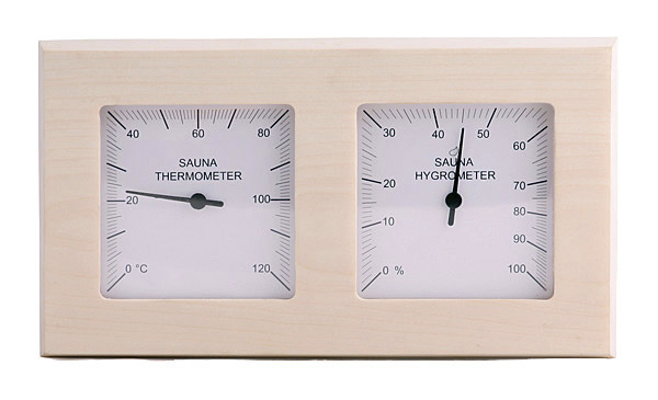 TERMO/HYGRO KVADRAT BASTU TILLBEHÖR - Exacta