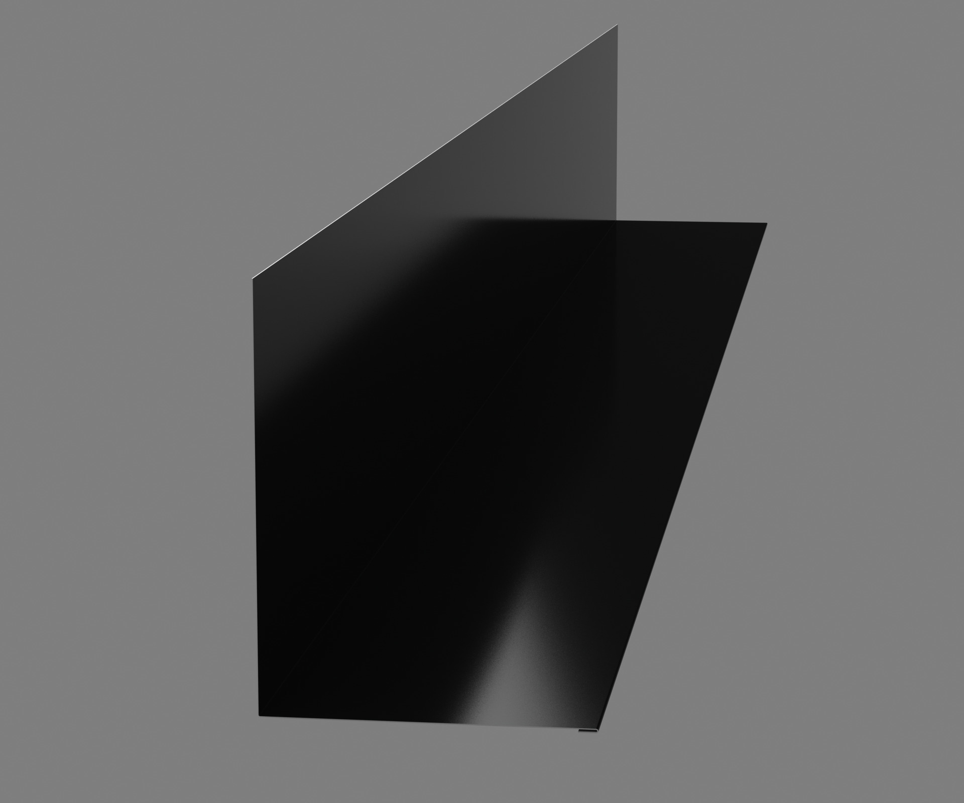 STÅNDSKIVA SVART L:2000 MM - Plannja