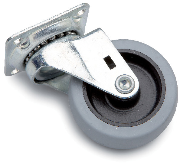 LÄNKHJUL MED PLATTA GRÅ TPE-BANA - Bårebo