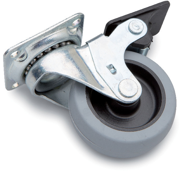 LÄNKHJUL MED PLATTA BROMS GRÅ TBE-BANA - Bårebo