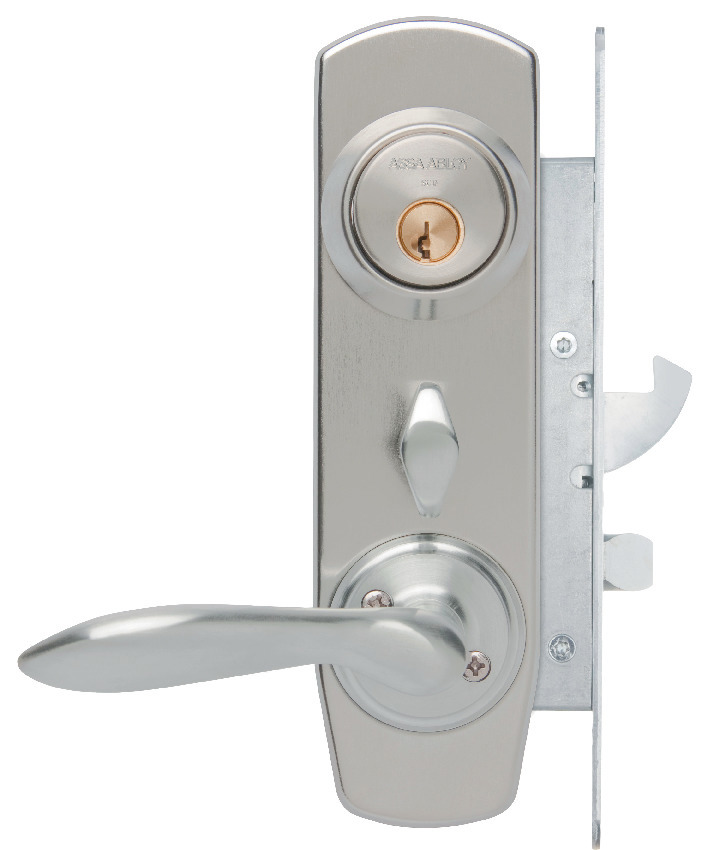 LÅSSATS ENTRÉ D12 1956 KOMPLETT - ASSA