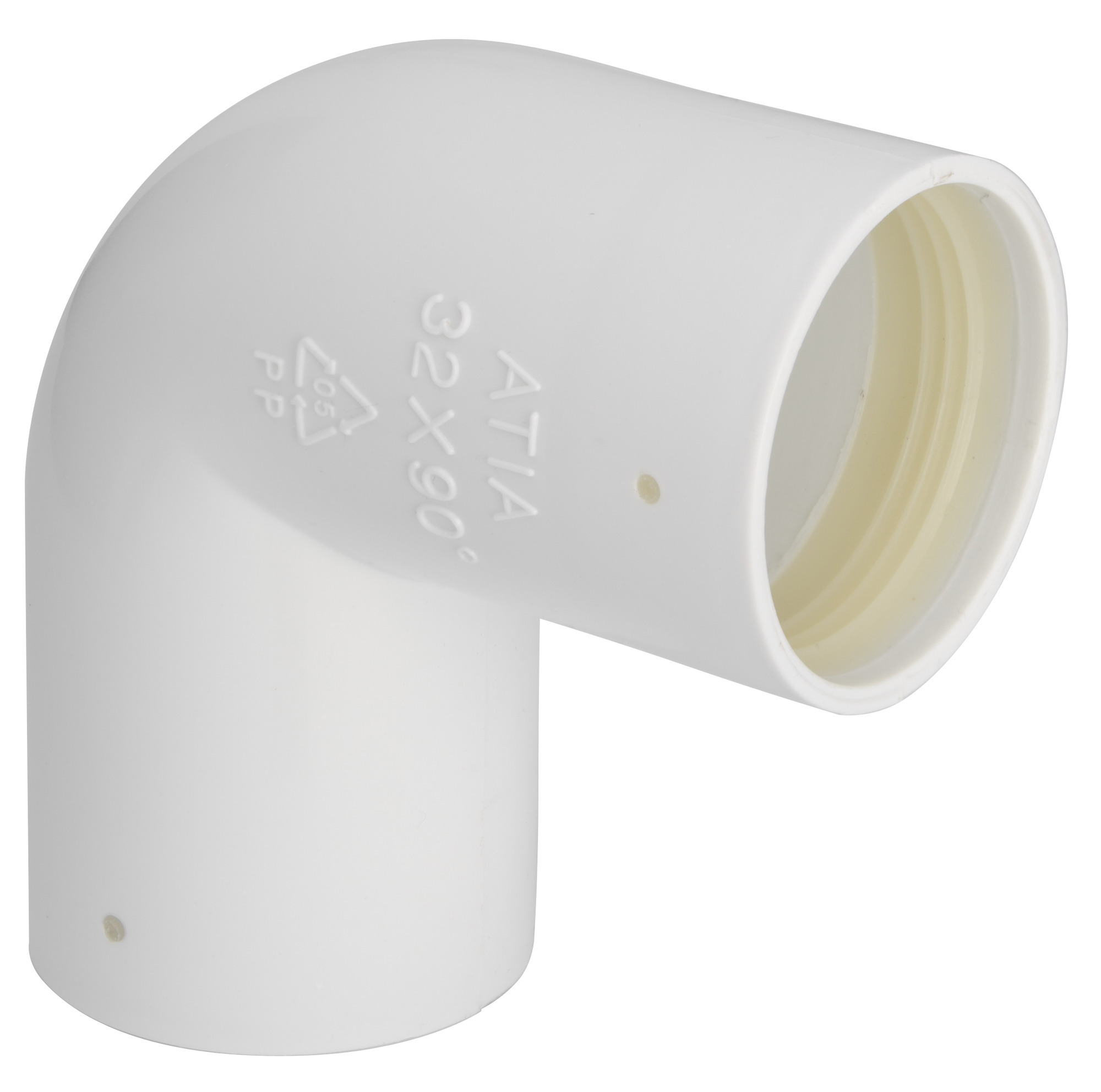 BÖJ VIT PP MED GUMMITÄTNING - Gelia