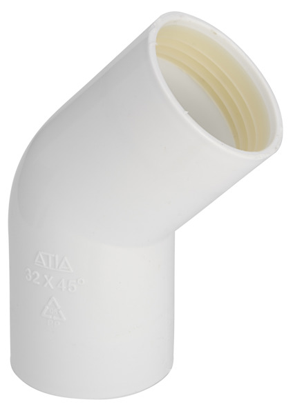 BÖJ 40X45GR VIT PP MED GUMMITÄTNING