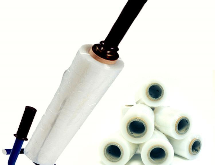 HANDTAG FÖR STRÄCKFILM 100 MM BLÅ FÄRG - TECCA