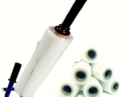 HANDTAG FÖR STRÄCKFILM 100 MM BLÅ FÄRG