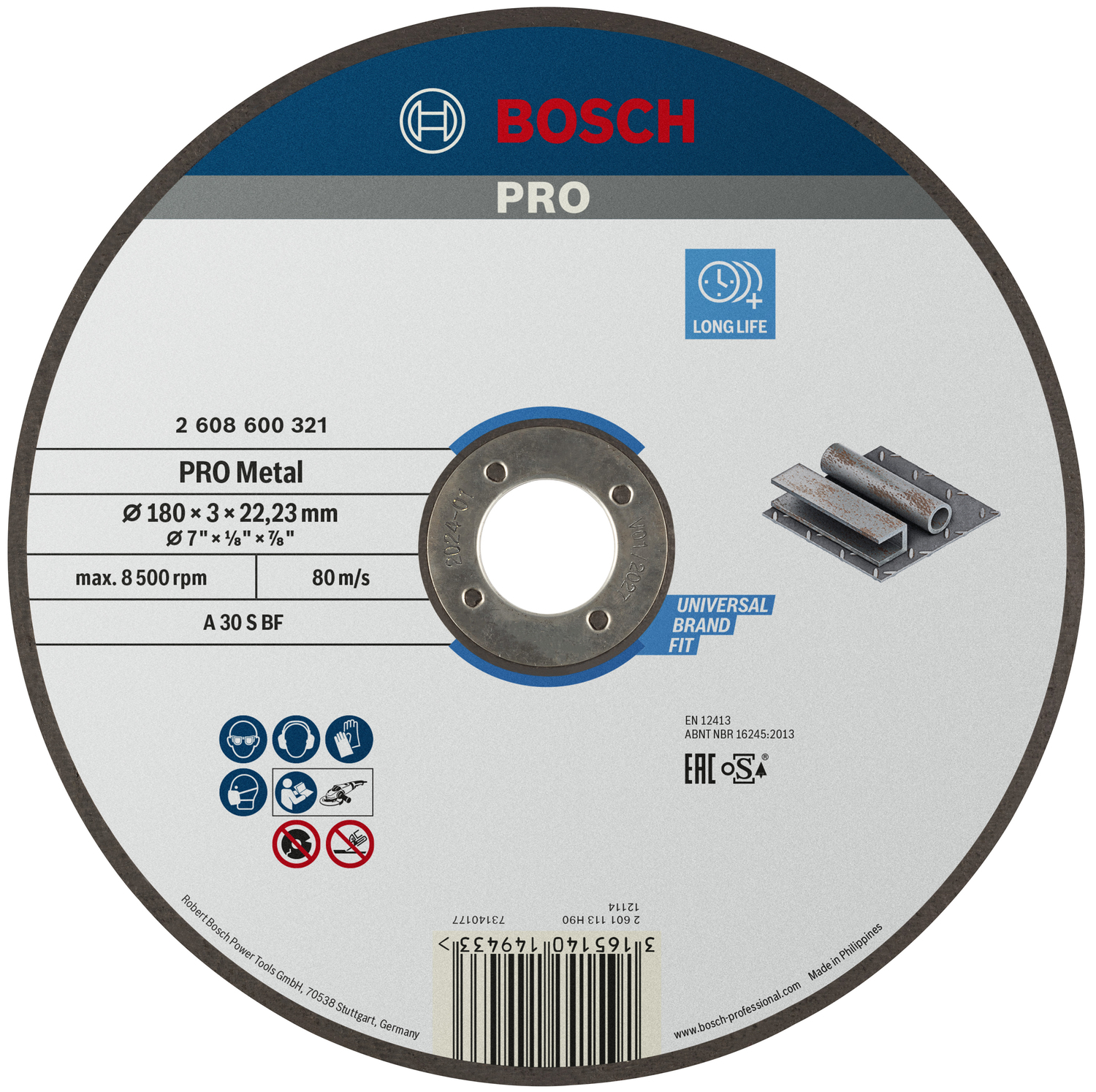 KAPSKIVA BOSCH EXPORT FOR METAL - Bosch