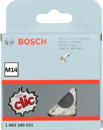 Förpackning av Bosch SDS clic adapter, M14.